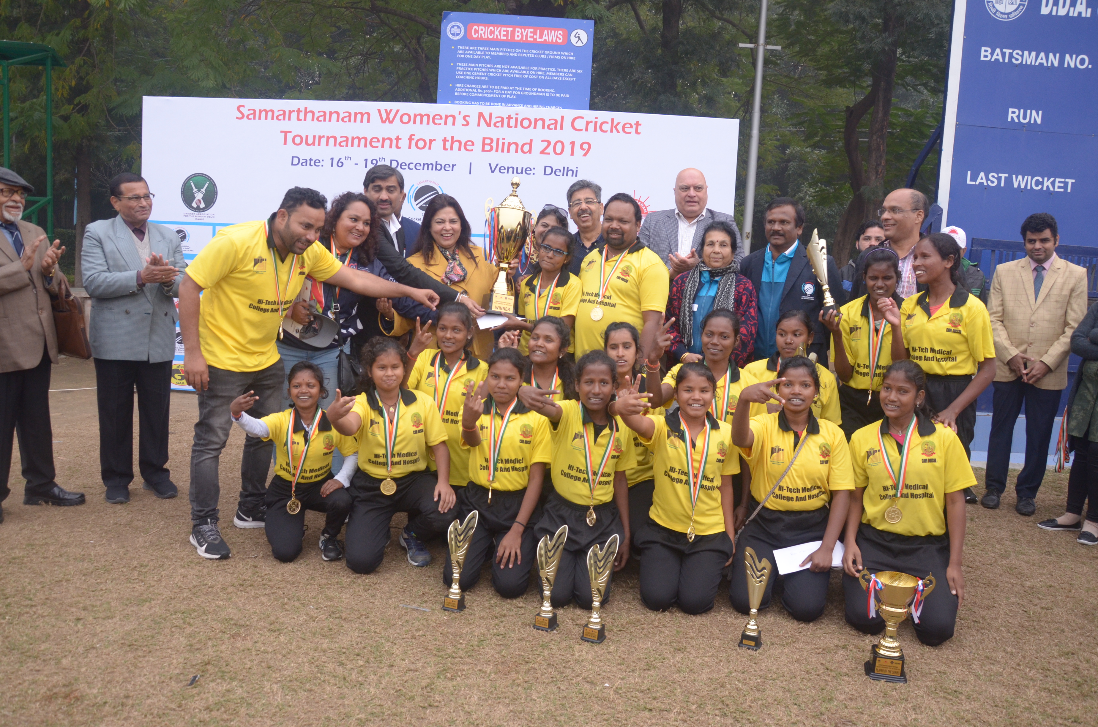 Odisha crowned inaugural champions of Samarthanam Women's National Cricket Tournament for the Blind – 2019