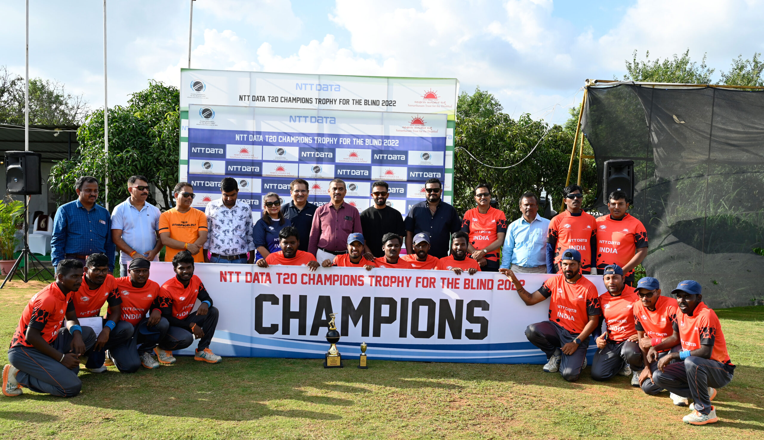 India Orange won final by 4 wickets of NTT DATA T20 Champions Trophy for the Blind 2022