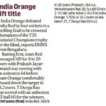 India Orange won final by 4 wickets of NTT DATA T20 Champions Trophy for the Blind 2022 news clips-2