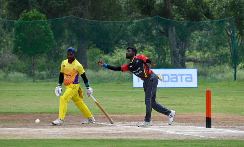 India Red won by 7 wickets sixth match of NTT DATA T20 Champions Trophy for the Blind 2022-2