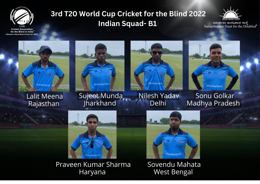 Congratulations and best wishes to the 17 players of CABI who will represent India at the 3rd T20 World Cup Cricket for the Blind!-1
