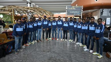 Indian squad landed in Delhi for the upcoming 3rd T20 World Cup for the Blind-1