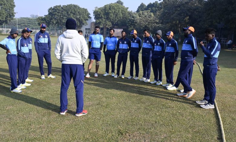 Indian team working out in Delhi for 3rd T20 World Cup for Blind-1