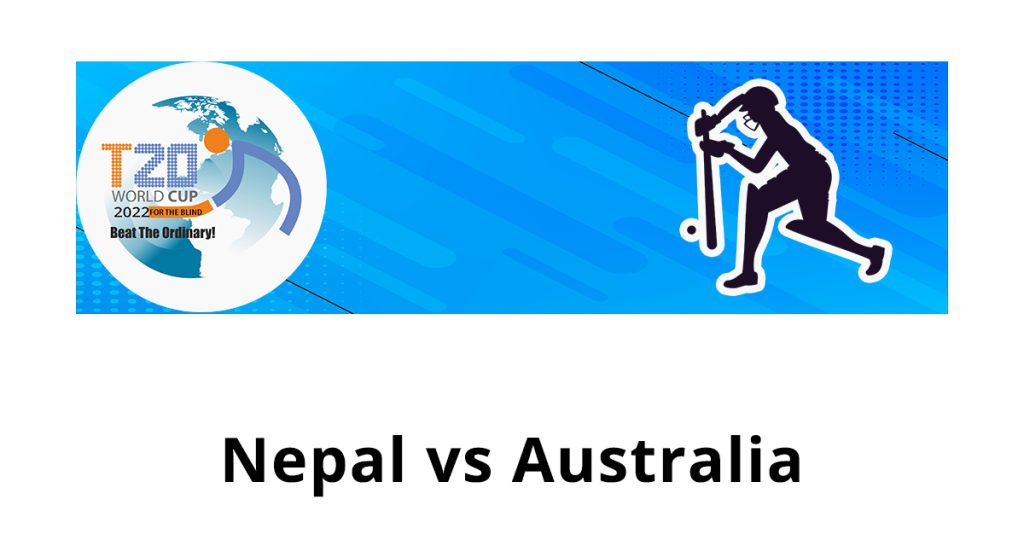 Australia won by 24 runs in 3rd T20 World Cup Cricket for the Blind 2022