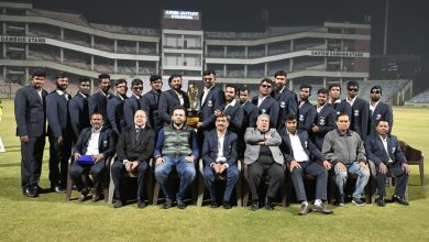 Felicitation of Indian team by Mr.Rahul Jaitley for winning the 3rd T20 World Cup Cricket for the Blind
