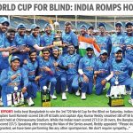 Media Coverage of 3rd T20 World Cup Cricket for the Blind 2022 Final's-10
