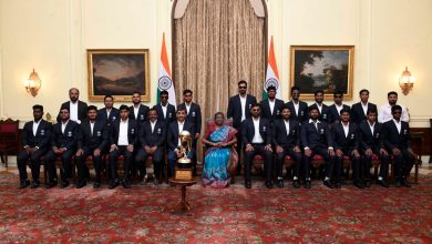 President Droupadi Murmu met the winners of T20 World Cup for the Blind 2022-1