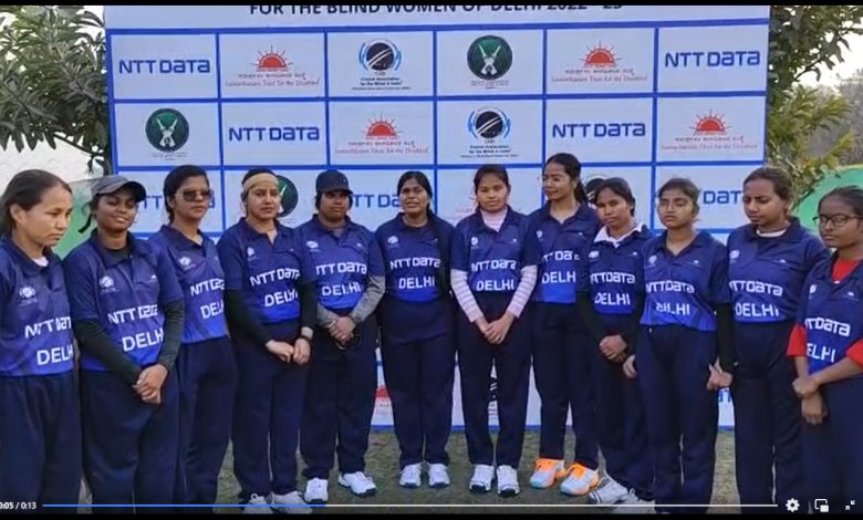 The NTT DATA Cricket Coaching Camp for the upcoming Women’s National T20 Cricket Tournament for the Blind 2023