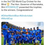 socialmedia clips addition to website about 3rd T20 World Cup Cricket for the Blind-3