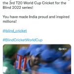 socialmediaclips addition to webiste about 3rd T20 World Cup Cricket for the Blind-11