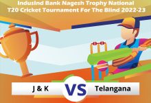 CAB Telangana won by 46 runs in IndusInd Bank Nagesh Trophy National T20 Cricket Tournament For The Blind 2022-23