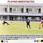 Media Coverage B Matches IndusInd Bank Nagesh Trophy National T20 Cricket Tournament For The Blind 2022-23-14