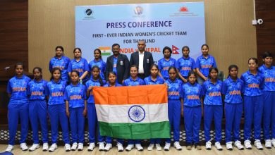 Brand Ambassador of the Indian Women's Blind Cricket Team, virtually addressed the media and wished the players the best-1