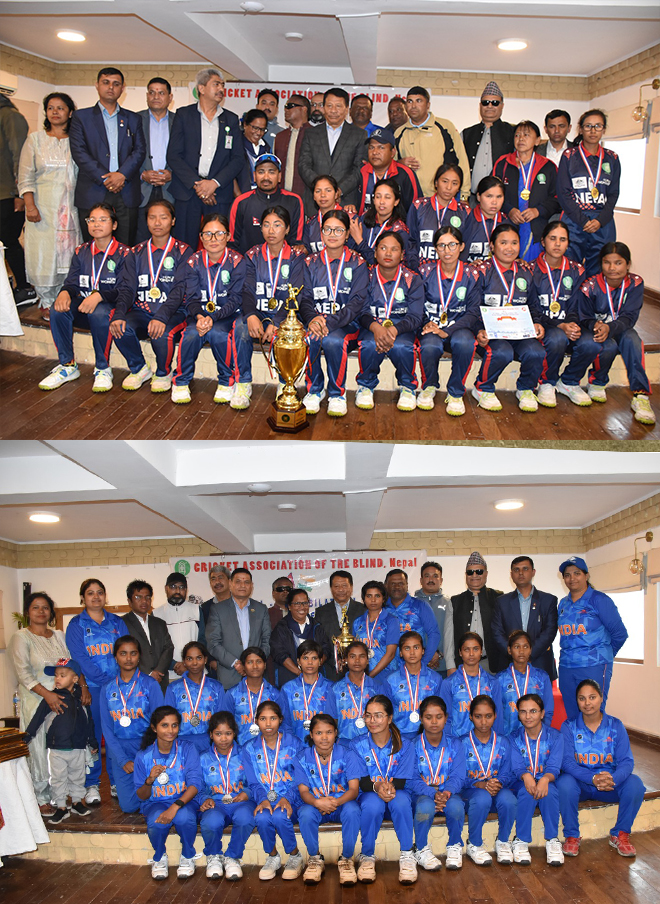 Final match of India-Nepal Women Bilateral T20 Cricket Series for the Blind-4
