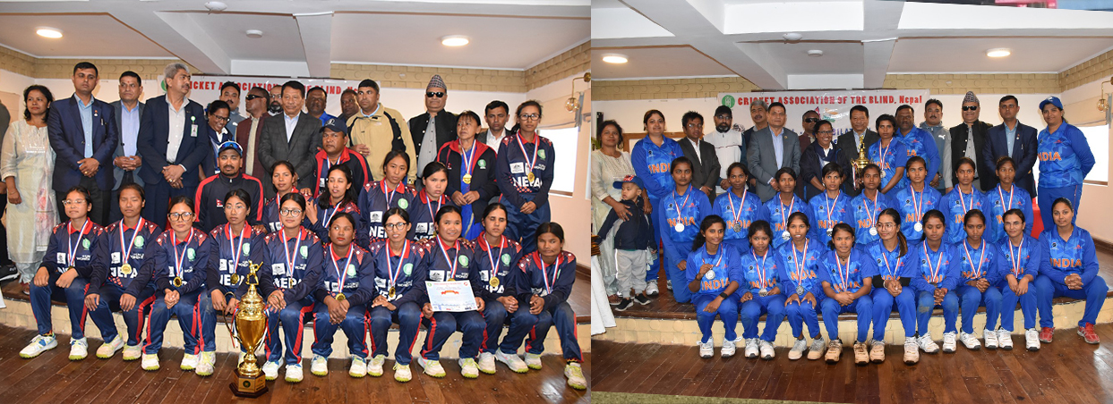 Congratulations to Nepal for winning the Women’s T20 Bilateral Series for the Blind