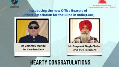 Vice Presidents of the Cricket Association for the Blind in India