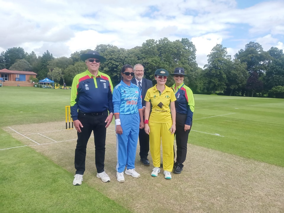 India Women have won the toss and elected to field first against Australia Women in the World Blind Game