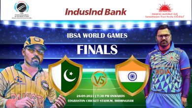 India versus Pakistan in the finals of the IBSA World Games 2023