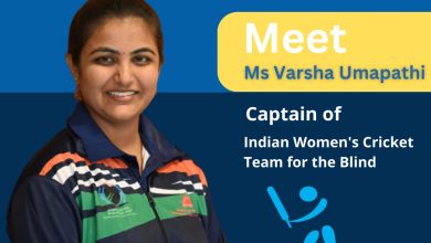 Varsha to Lead Indian Team in IBSA World Games as Captain