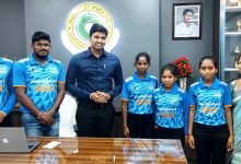 Andhra Pradeshs talented athletes had the honor of meeting Mr. Dhyanachandra HM the Vice Chairman