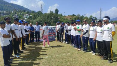 Cricket Association for Blind Jammu and Kashmir has organized UT level friendship Cricket Cup for the Blind