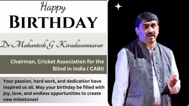 Happy Birthday to the Founder of Samarthanam Dr Mahantesh GK
