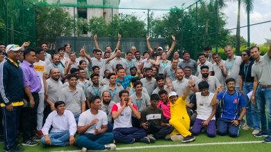 Samarthanam Blind cricket team takes on Tata Communication-1