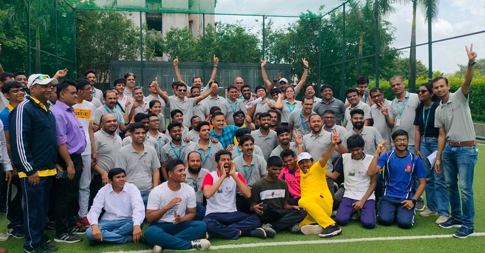 Samarthanam Blind cricket team takes on Tata Communication-1