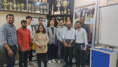 The Cricket Association for the Blind in India (CABI) had the privilege of hosting guests Team Hyundai at our headquarters