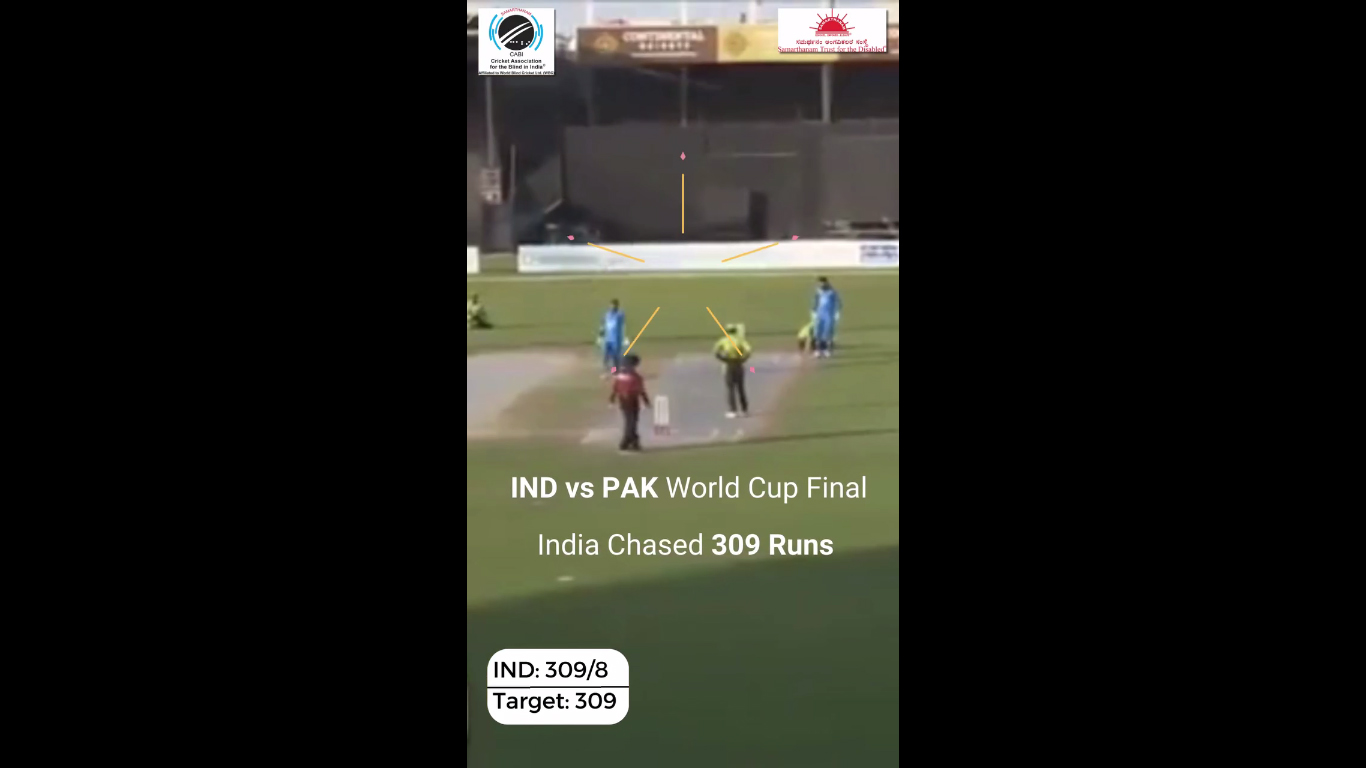 Indias Mens Cricket Team for the Blind clinches the World Cup victory against Pakistan