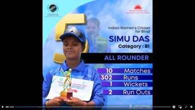 Simu Das the Beacon of Inspiration for Blind Womens Cricket