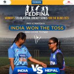 India won the toss and chose to field in Match 4 of 5 Fedfina Women’s T20 Bilateral Cricket Series For The Blind 2023