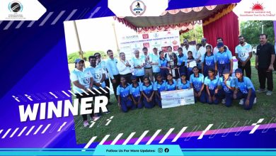 Karnataka State Womens T10 Tournament for the Blind at Manipal winnners and runners up