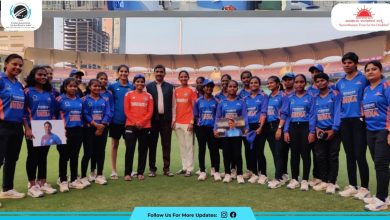 Our incredible blind cricket players meeting the luminaries of Indian womens cricket