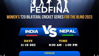 The battlefield is set as India clashes with Nepal in the Fedfina Womens T20 Bilateral Cricket Series for the Blind 2023