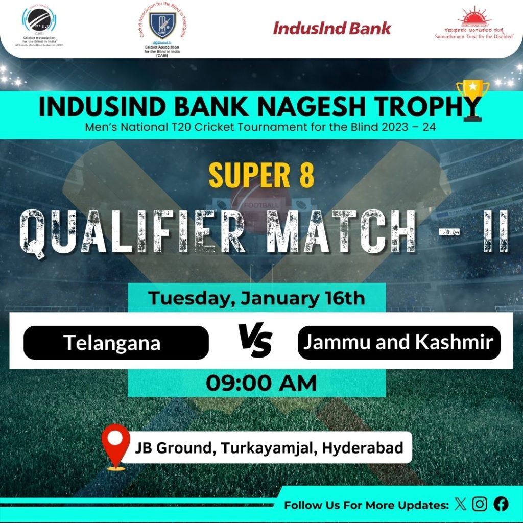 Qualifier Matches of IndusInd Bank Nagesh Trophy Mens National T20 Cricket Tournament for the Blind 2023-24-2
