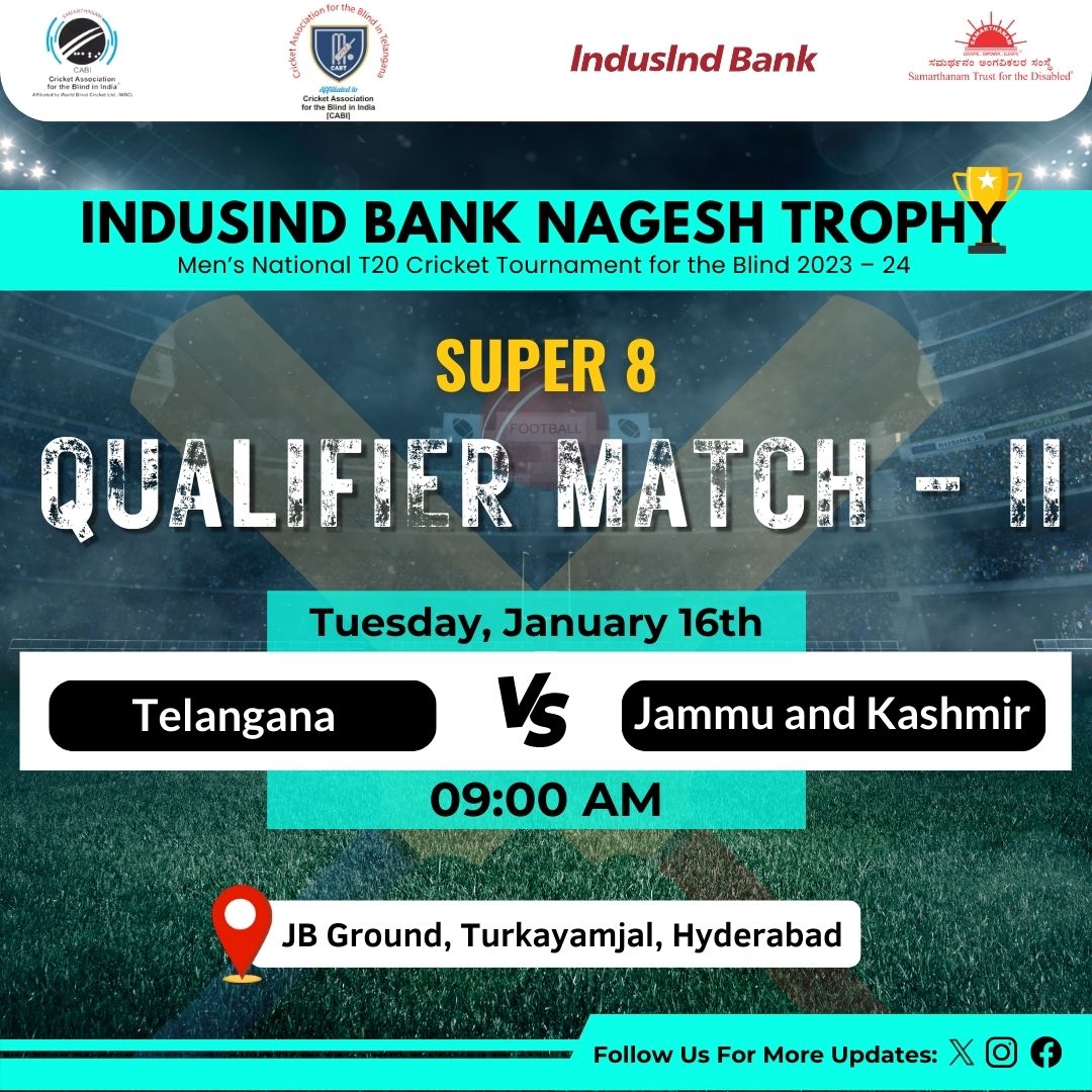 Qualifier Matches of IndusInd Bank Nagesh Trophy Mens National T20 Cricket Tournament for the Blind 2023-24-2