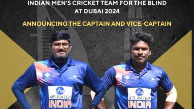 Introducing the dynamic duo leading our team in the Mens Triangular Cricket Series for the Blind at Dubai