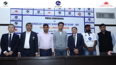 Proud to reveal our Captain and Vice- Captain for the mens blind cricket triangular series in Dubai by Mr.Mohammad Kaif-6