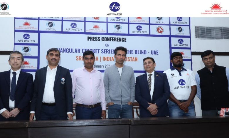 Proud to reveal our Captain and Vice- Captain for the men’s blind cricket triangular series in Dubai by Mr.Mohammad Kaif