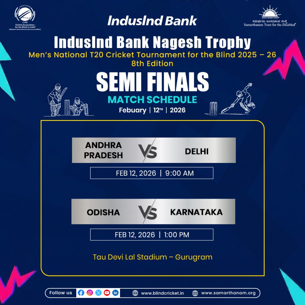 semi finals match details of mens nagesh trophy 2025