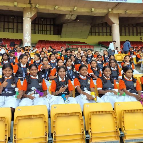 600 students from Samarthanam Trust For The Disabled watched Karnataka Premier League-3