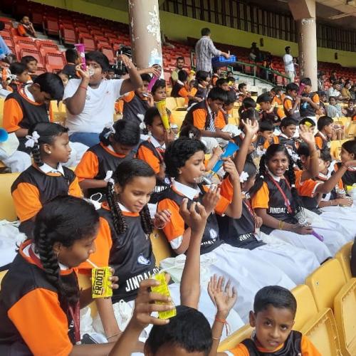 600 students from Samarthanam Trust For The Disabled watched Karnataka Premier League-4