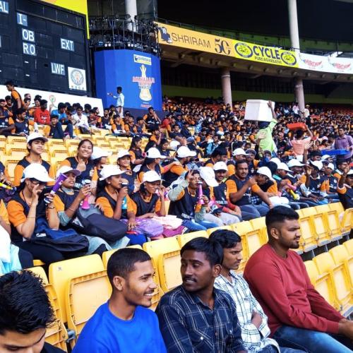 600 students from Samarthanam Trust For The Disabled watched Karnataka Premier League-5
