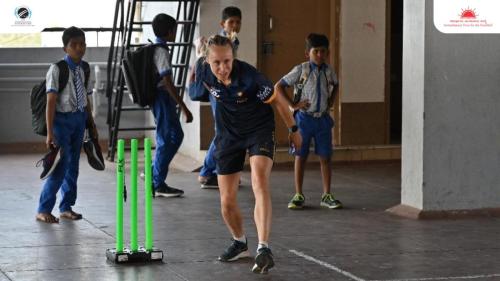 Australian Capital Territory Womens Cricket Team visited the Samarthanam Trust for the Disabled-13