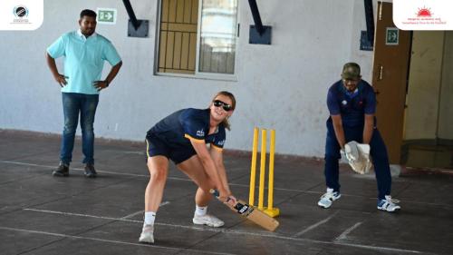 Australian Capital Territory Womens Cricket Team visited the Samarthanam Trust for the Disabled-14