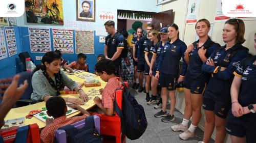 Australian Capital Territory Womens Cricket Team visited the Samarthanam Trust for the Disabled-3