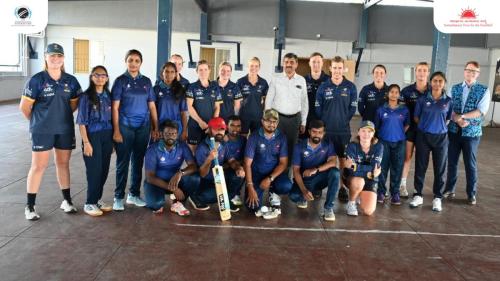 Australian Capital Territory Womens Cricket Team visited the Samarthanam Trust for the Disabled-7