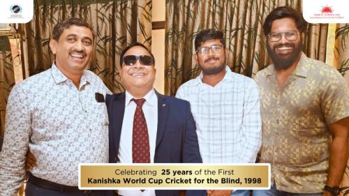 Celebrating 25 years of the First Kanishka World Cup Cricket for the Blind 1998-1