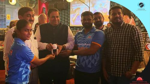Gratitude to UK in India in Bengaluru for extending an invitation to our cricketers and officials from CABI-3